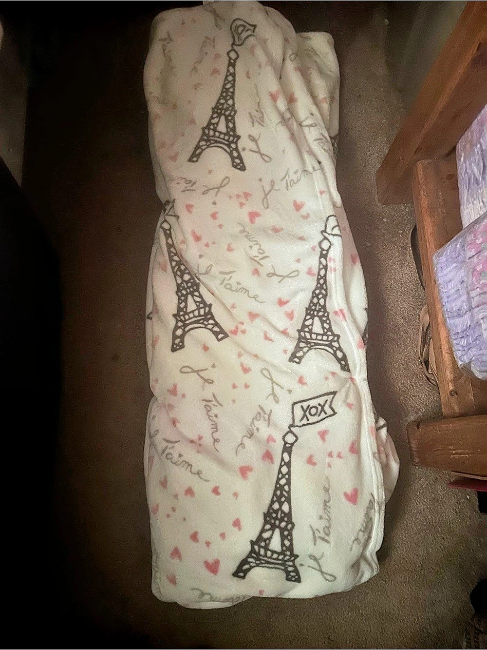 Betsey Johnson blanket.